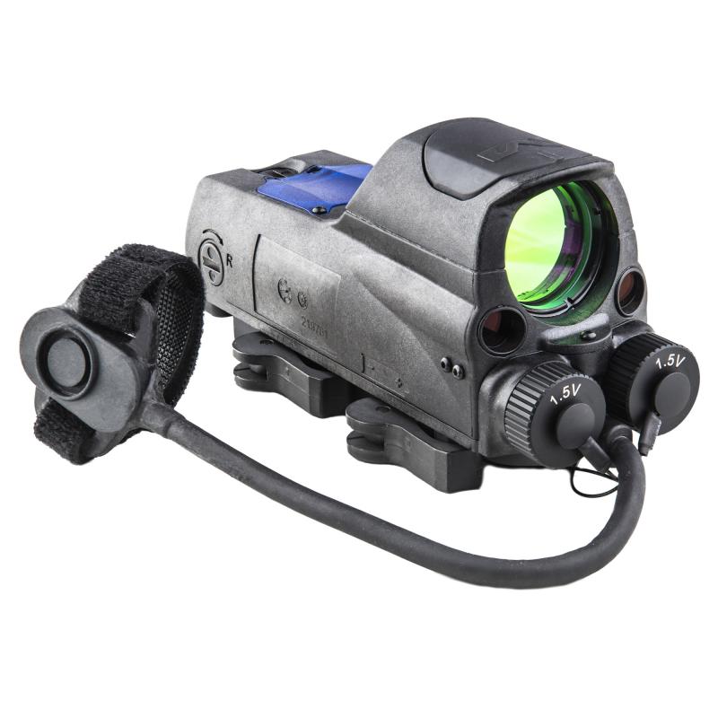 MOR PRO, Non Magnified Red Dot with Red Laser/IR, 1X30mm, 2.2 MOA Bullseye Reticle, Quick Detach, Fits Picatinny, Black 0687703