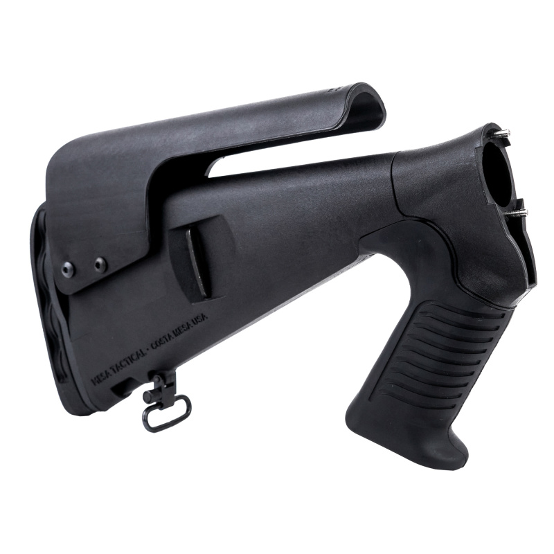 Urbino Pistol Grip Stock, Fits Benelli M1/M2/M3 12 Gauge, 12.5" Length of Pull, Matte Finish, Black, Includes Limbsaver Recoil Pad and Adjustable Cheek Riser 91510