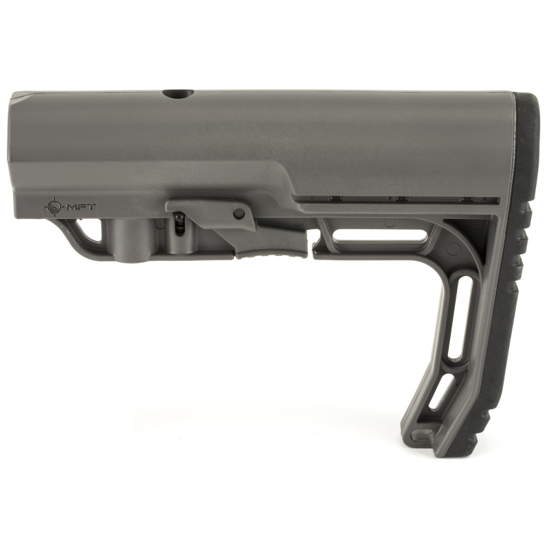 Battlelink Minimalist Stock Military for Mil Spec Size 1.148 Diameter Receiver Extensions Gray