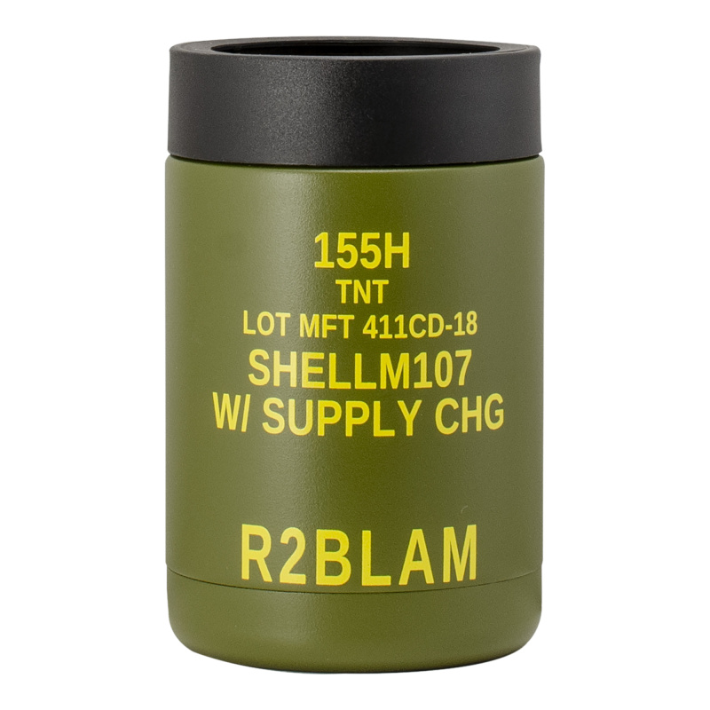Mission First Tactical, M107 155 Howitzer Can Cooler, 12 oz, Green DM107-CAN