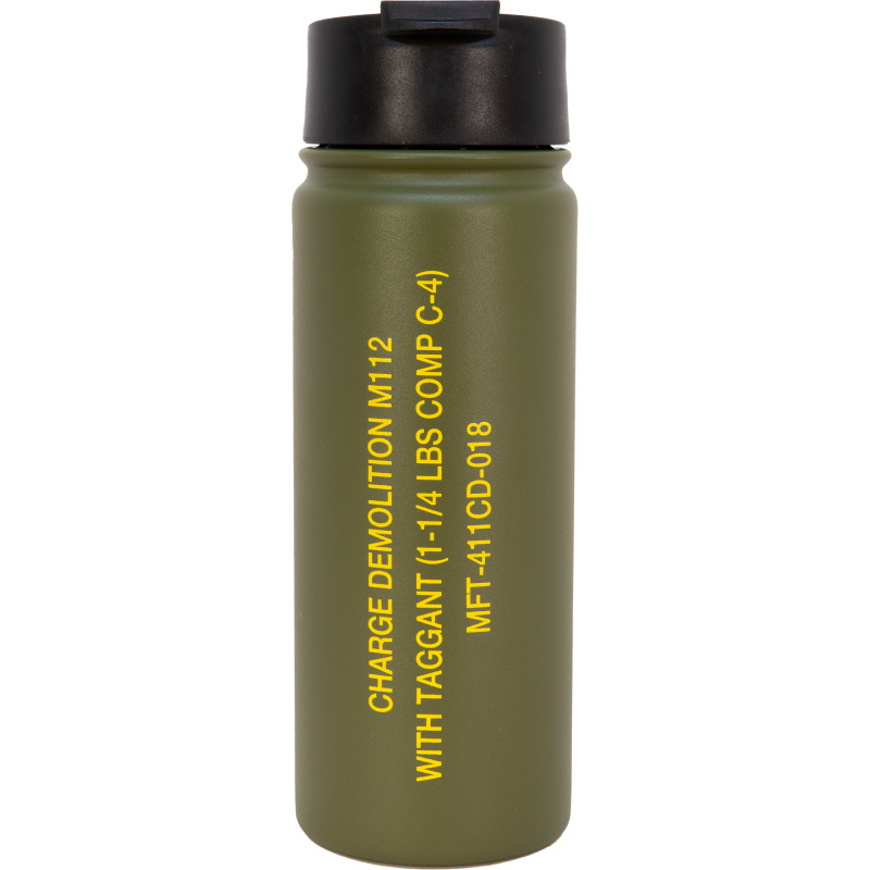 Mission First Tactical, M112 Demo Charge Drinkware, Tumbler, 16 oz, Green DM112-16