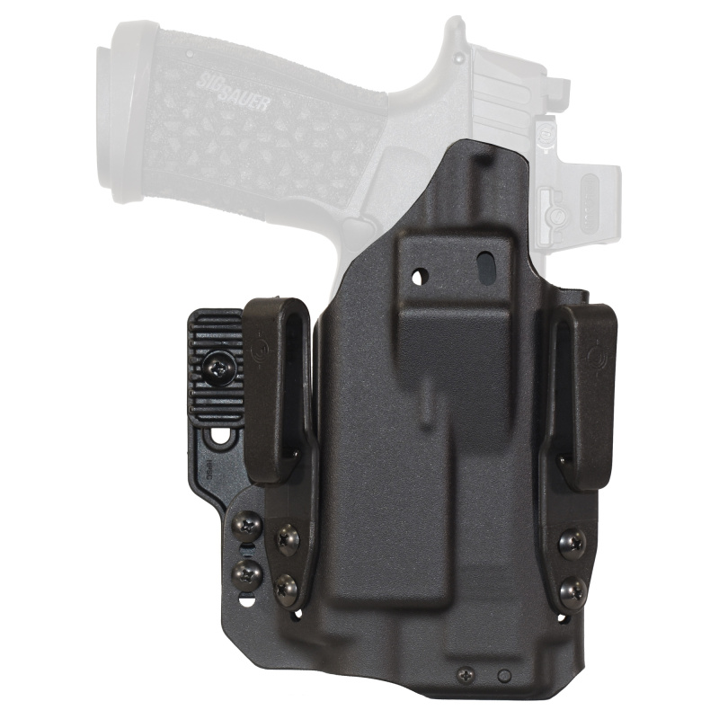 Pro Holster, Inside Waistband Holster, Fits Sig P365 Fuse with TLR7, Kydex, Black, Ambidextrous, Includes (2) Tuckable 1" Belt Clips and (1) 1" Belt Clip H5-SIG-7-WL-7