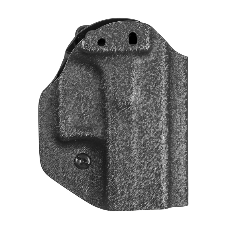 Inside Waistband Holster, Ambidextrous, Fits Glk 43, Kydex, Includes 1.5" Belt Attachement, Black Finish HGL43AIWBA-BL