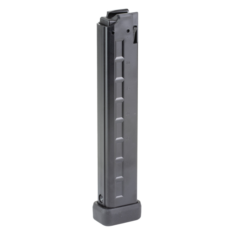 Magazine, 9MM, 30 Rounds, Fits TP9/APC9/GHM9, Polymer, Slimline Rubber Bumper, Black BT-30183-BLK