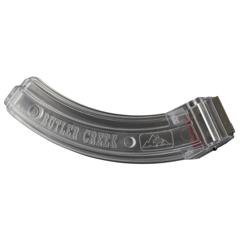 Magazine, Steel Lips, 22LR, 25Rd, Fits 10/22, Clear MO112562