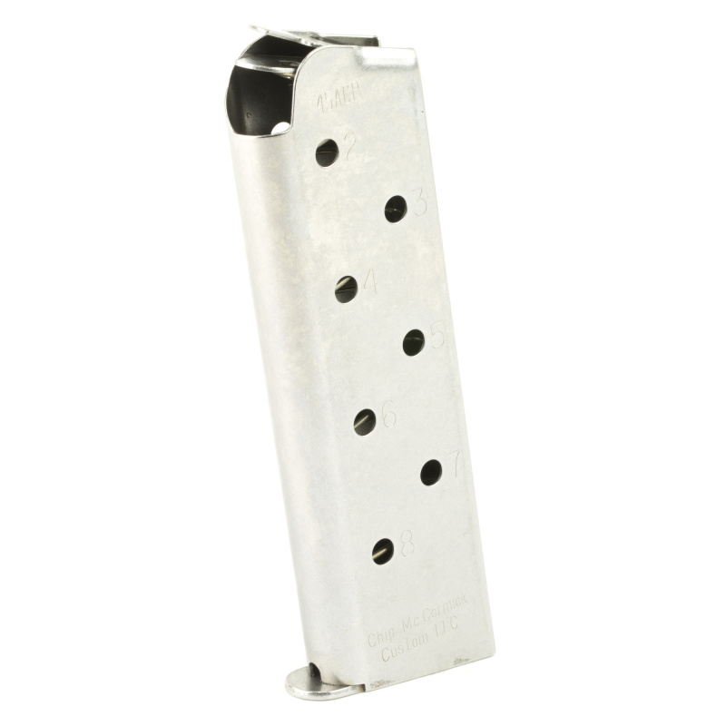Magazine for 1911 Government Match Grade .45ACP 8 Round Stainless Steel