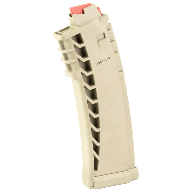 Rifle Magazine, 22 LR, 10 Rounds, Fits CMMG MK4/AR15, Flat Dark Earth 22AFC77-FDE