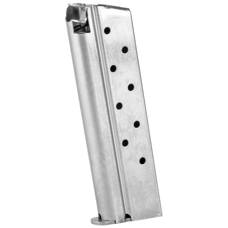 Magazine, 38 Super, 9Rd, Fits 1911 Government/Commander, Stainless Finish 574481