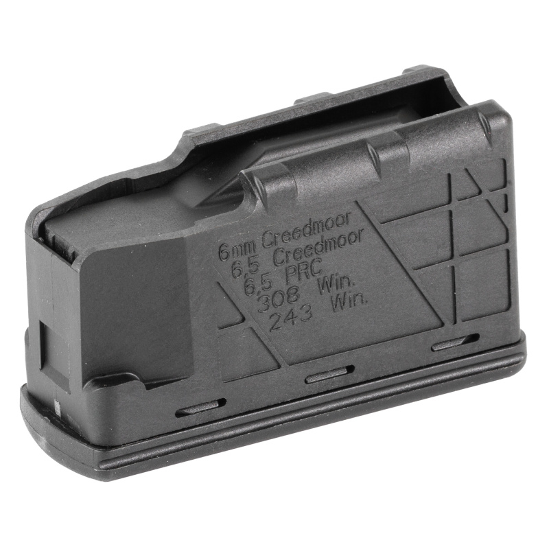 Magazine, 308 Winchester, 6 Creedmoor, 6.5 Creedmoor, 6.5 PRC, 5 Rounds, Black, 600 60036