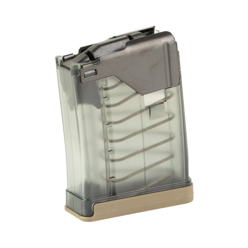 L5AWM, .300 Blackout, 10 Rounds, Fits AR Rifles, Steel/Polymer Hybrid, Translucent Finish, Smoke 999-000-4280-03