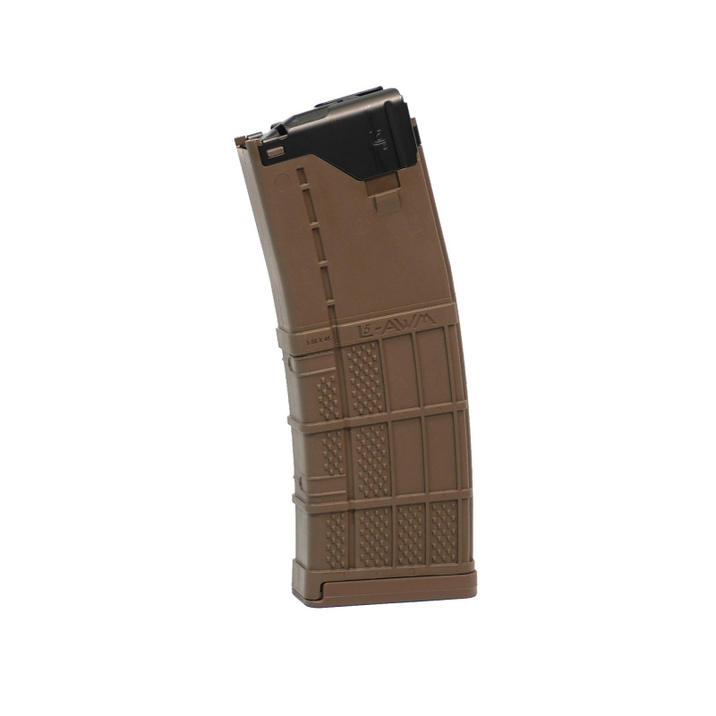 Magazine, L5AWM GEN 2, 223 Remington/556NATO, 30 Rounds, Fits AR Rifles, Steel/Polymer Hybrid, Flat Dark Earth L5-G2-30-FDE