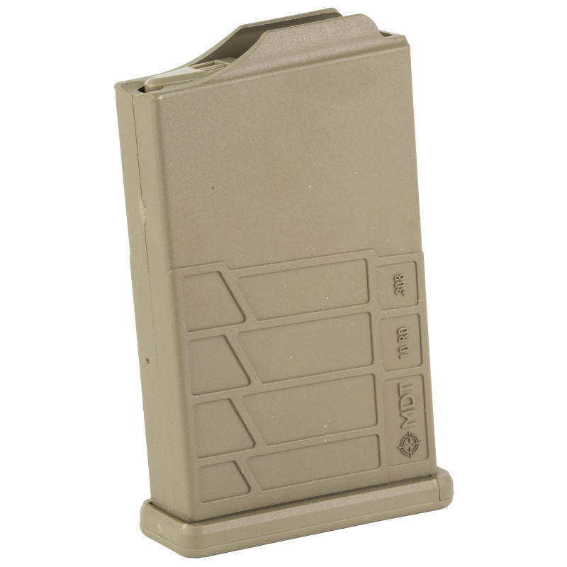 Magazine, Polymer Gen 2, 308 Winchester/6.5 Creedmoor, 10 Rounds, Flat Dark Earth, Fits Short Action AICS Pattern 104447-FDE