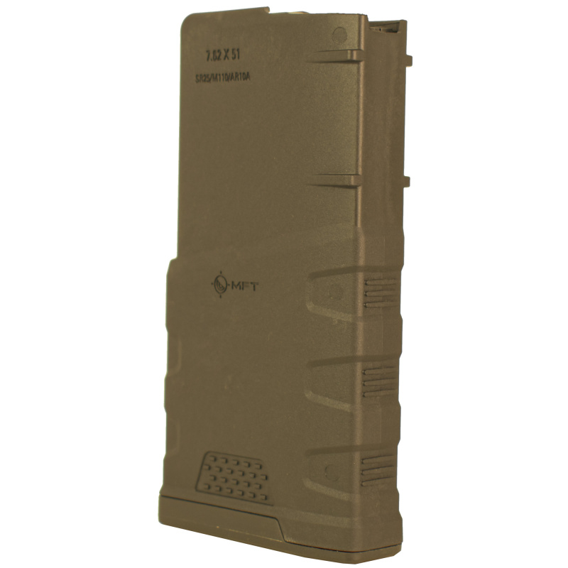 Magazine, 308 Winchester, 762NATO, 20Rd, Flat Dark Earth, AR10 20EXD762x51-SDE