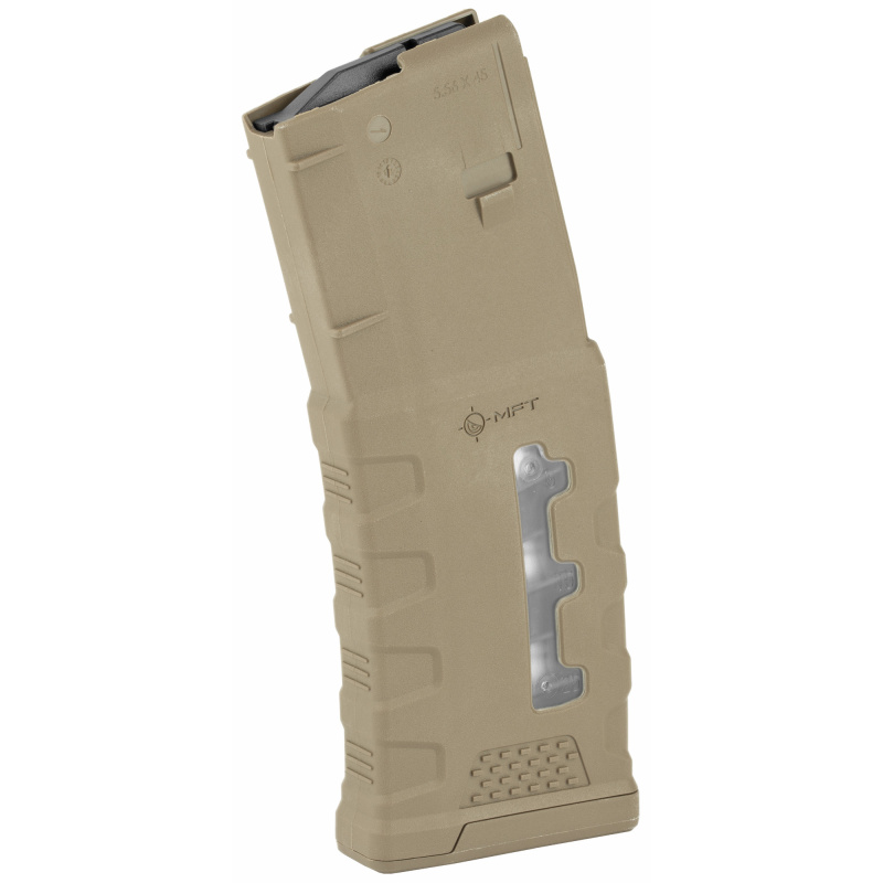 MFT Window EXD Polymer 5.56/.223 Rem,.300 AAC, Magazine, 30Rd, Scorched Dark Earth EXDPM556-W-SDE