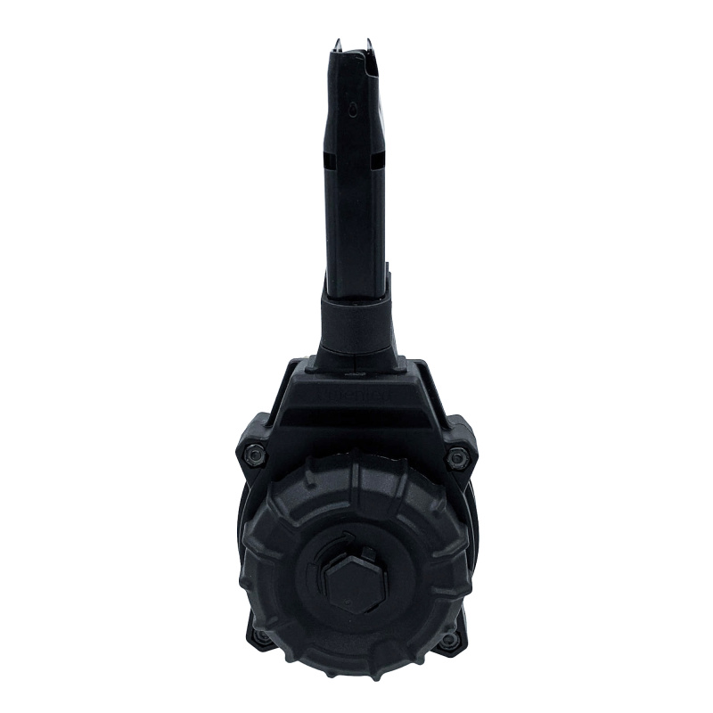 Drum Magazine, .380ACP, 30 Rounds, Fits Sig P365 380ACP, Polymer Construction, Black DRM-A107