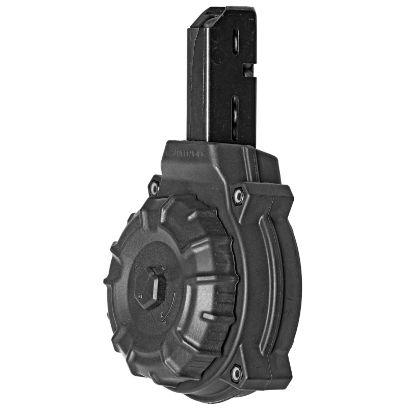 Magazine, Drum, 9MM, 50Rd, Fits AR-15 Colt Style 9MM Lowers, Black, Polymer DRM-A10