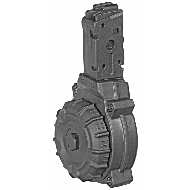 Drum Magazine, 9MM, 50Rd, Fits SIG MPX, Black Color DRM-A21