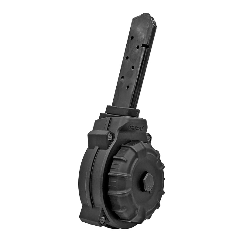 Magazine, 45 ACP, 40 Round Drum, Fits 1911 Government, Black DRM-A25