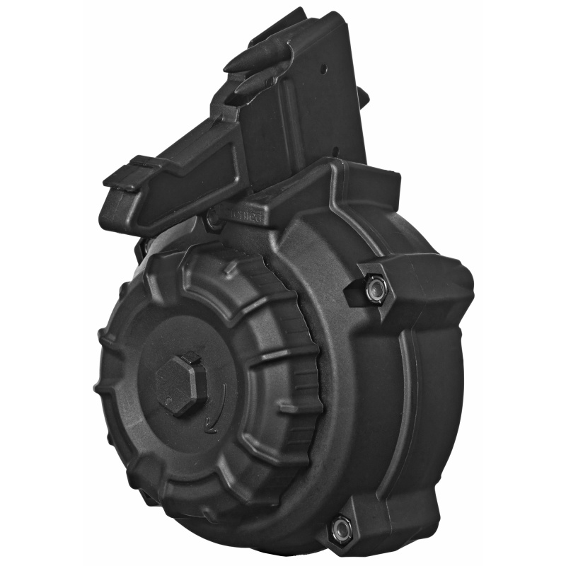 Magazine, 7.62X39, 50 Round Drum, Fits SKS, Polymer, Black DRM-A48