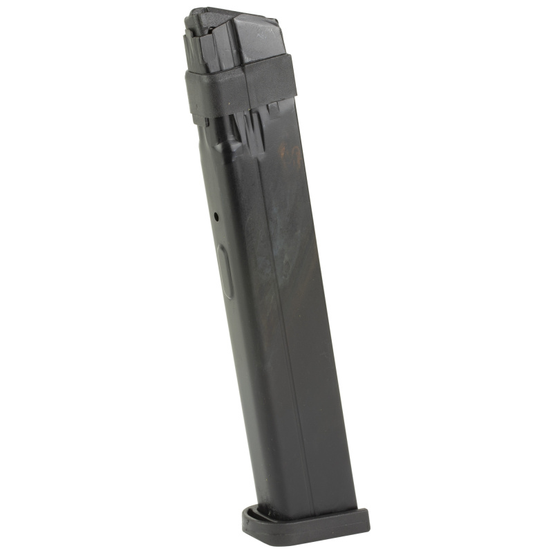 Magazine, 9MM, 28 Rounds, For Glock 43X/48, Steel Construction, Blued Finish, Black GLK-A23