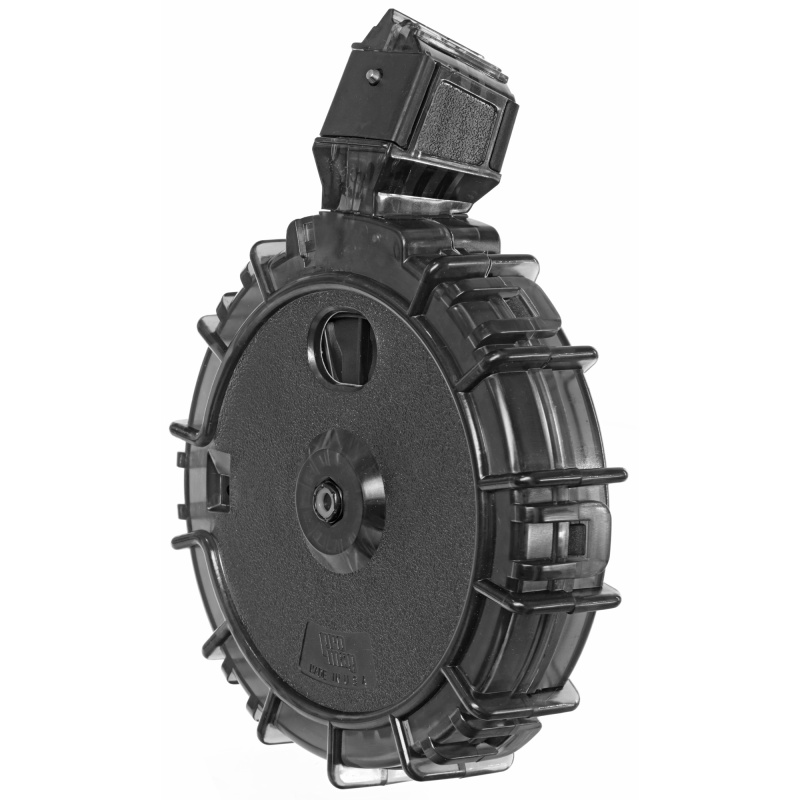 Magazine, Drum, 22LR, 55Rd, Fits Ruger 10/22, Smoke, Polymer RUG-A28