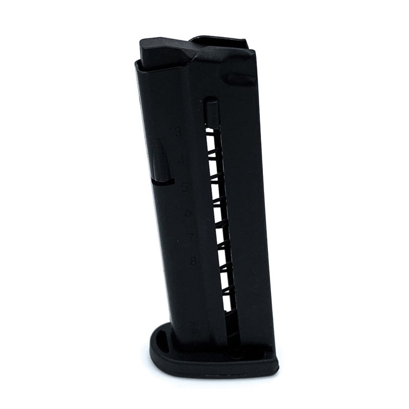 Magazine, 9MM, 8 Rounds, Fits Smith & Wesson Shield EZ, Steel Construction, Black SMI 38