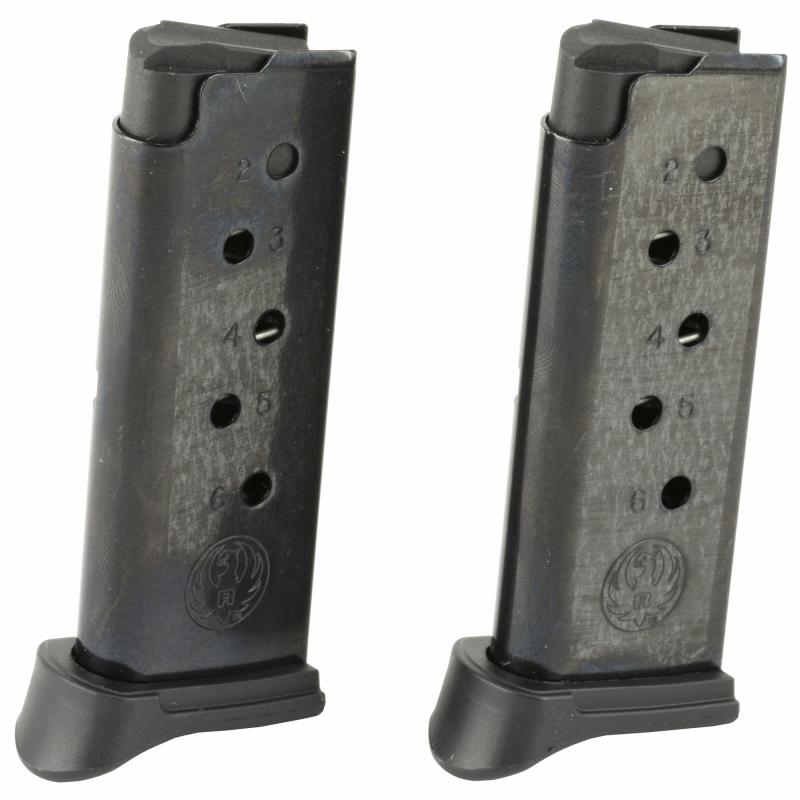 Magazine 2-Pack With Finger Extension for LCP .380 ACP 6 Rounds