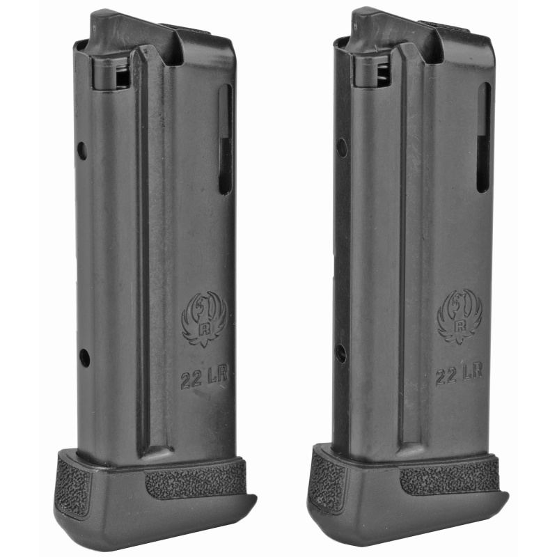 Magazine, 22LR, 10Rd, Fits Ruger LCP II, 2 Pack, Black Finish 90697
