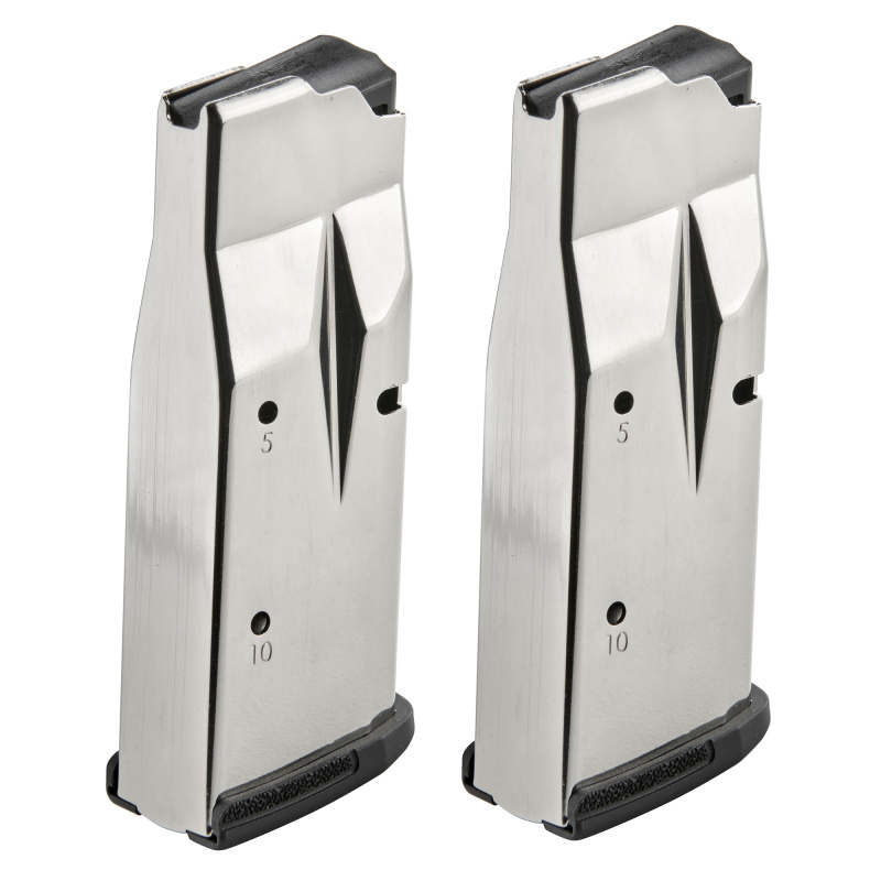 Magazine, 9MM, 10Rd, Black, Fits Ruger MAX-9, 2-Pack 90714