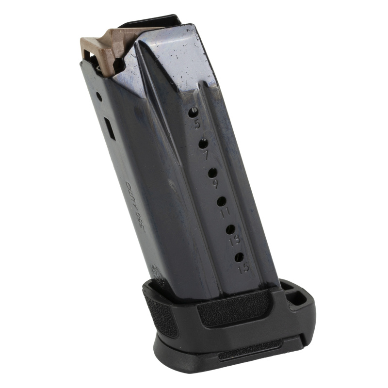Magazine, 380 ACP, 15 Rounds, Fits Ruger Security-380, Steel, Black 90730