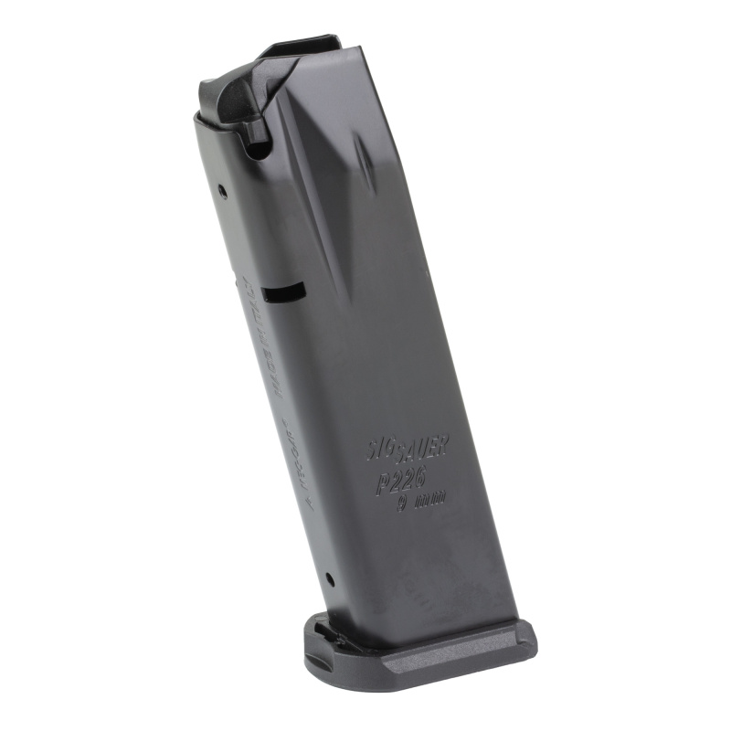 Magazine, 9MM, 18 Rounds, Fits Sig P226X, Steel, Oxide Finish, Black 8901991