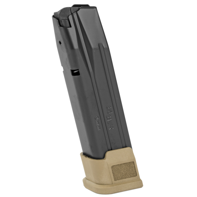 Magazine, 9MM, 21Rd, Fits P320, M17 Coyote MAG-MOD-F-9-21-COY