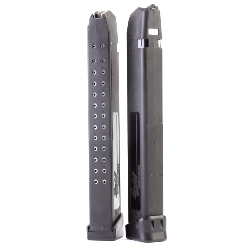 Magazine, 40 S&W, 31Rd, Fits Glock 22, Black Finish SGMT40G31R
