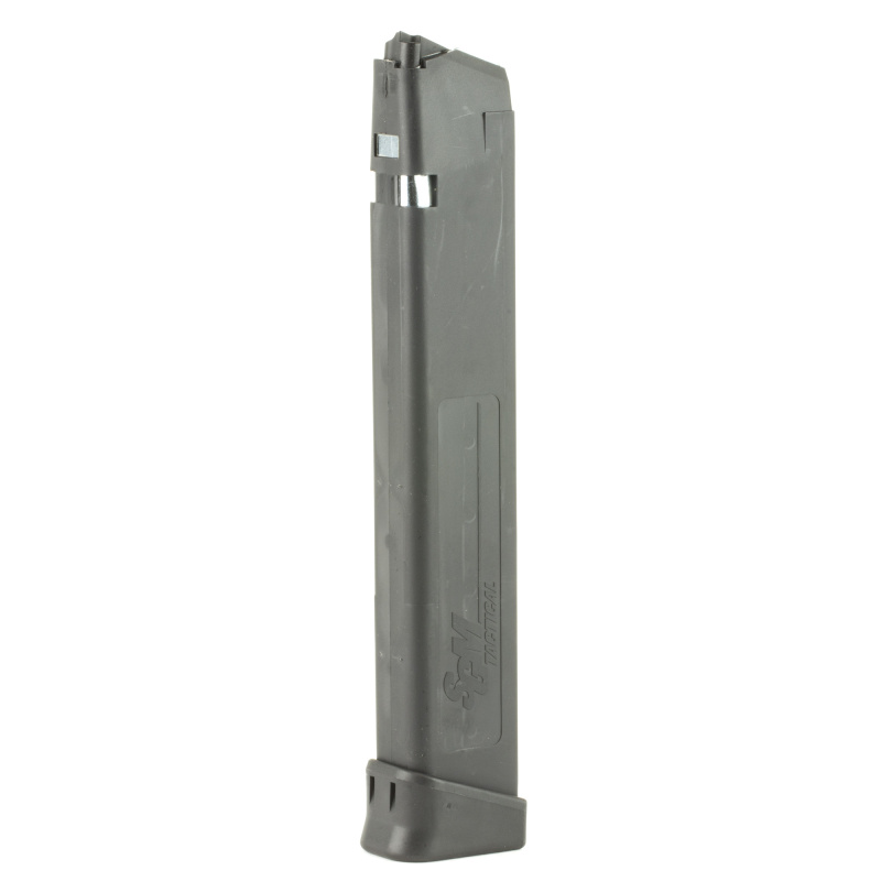 Magazine, 9MM, 33Rd, Fits Glock 17, Black Finish SGMT9G33R