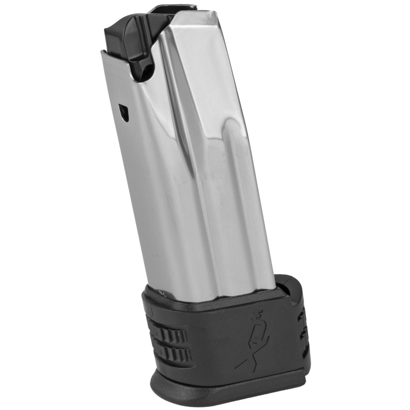 Magazine, 10MM, 15 Rounds, Fits XDME Compact, With Sleeve for Backstrap 1, Silver XDME50151