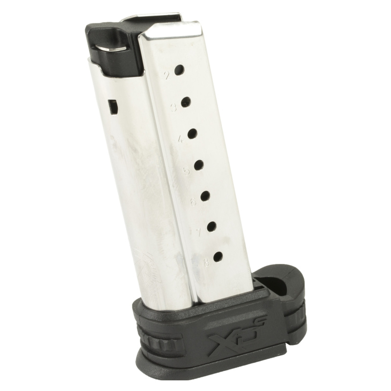 Magazine, 9MM, 8Rd, Fits XDS, Stainless Finish XDS0908