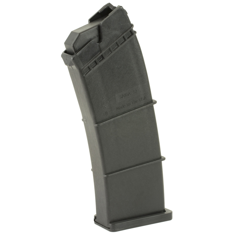 Magazine, 12 Gauge, 8Rd, Fits Saiga, Black SSGMP1208