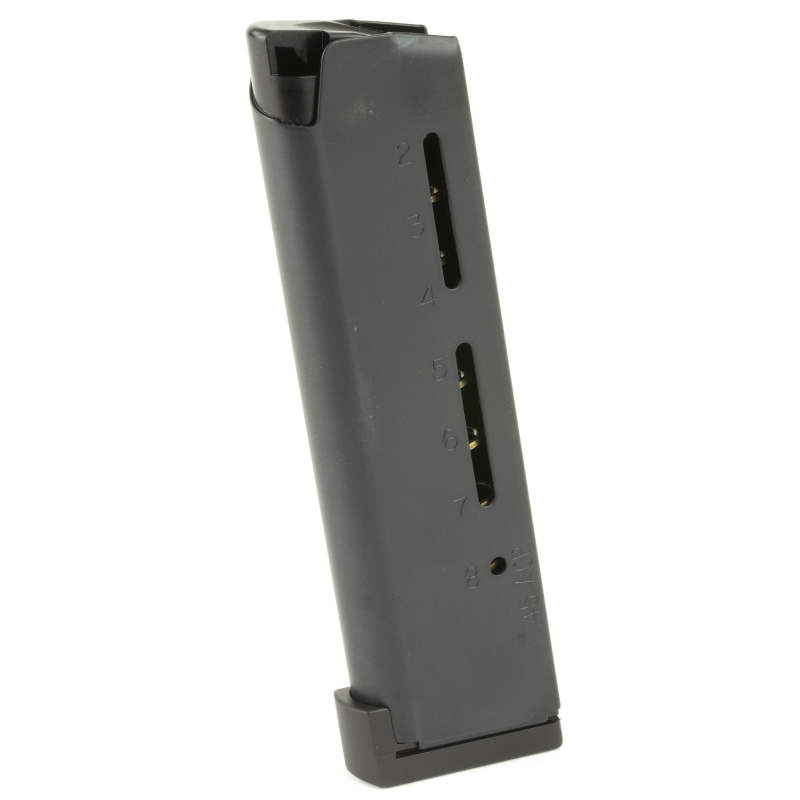 1911 Magazine | .45 ACP HD/+P, Full-Size, 8 Round, Elite Tactical, Aluminum Base Pad, Black