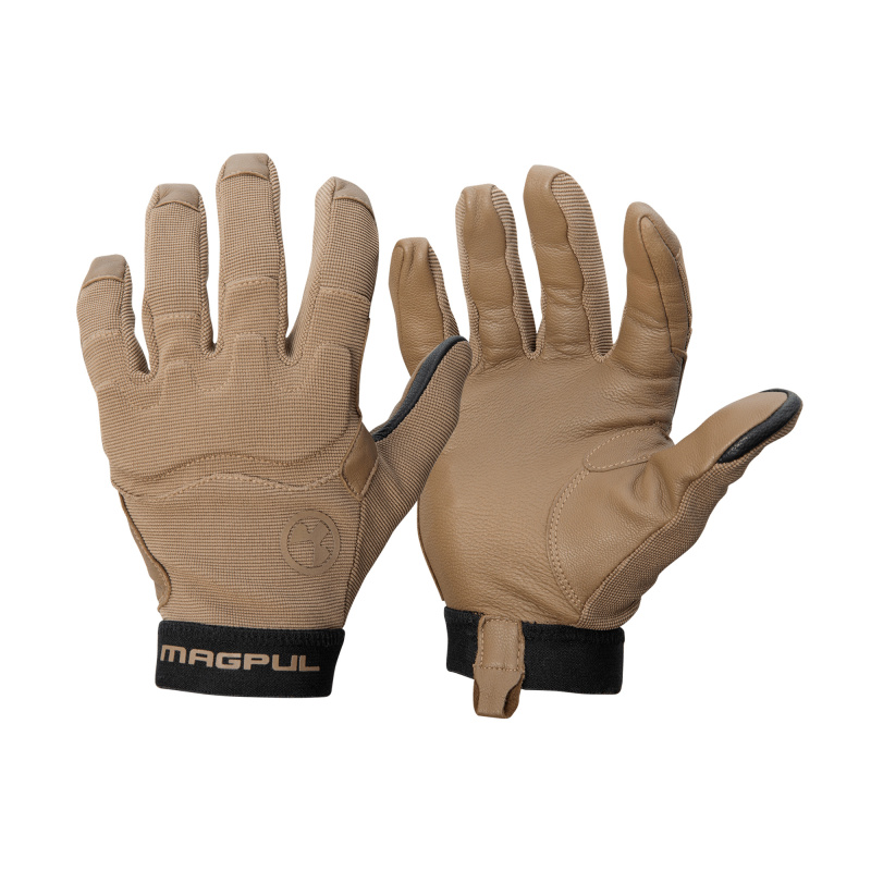 Patrol Glove 2.0, Leather and Corded Nylon Construction, Large, Coyote MAG1015-251-L