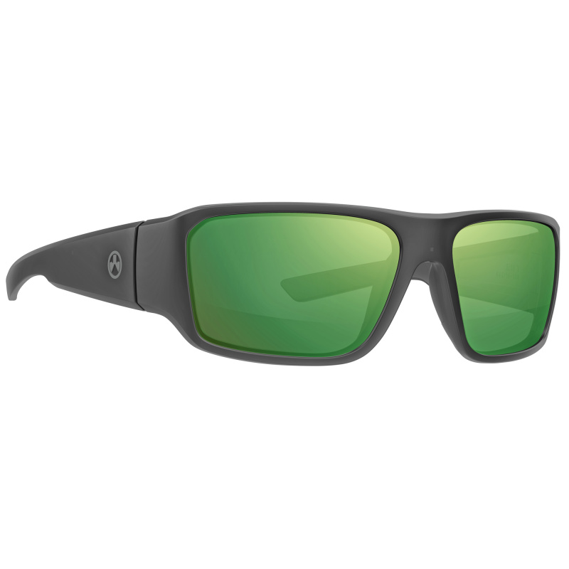 Rift Eyewear, Polarized, Black Frame, Violet Lens/Green Mirror MAG1126-1-001-4050