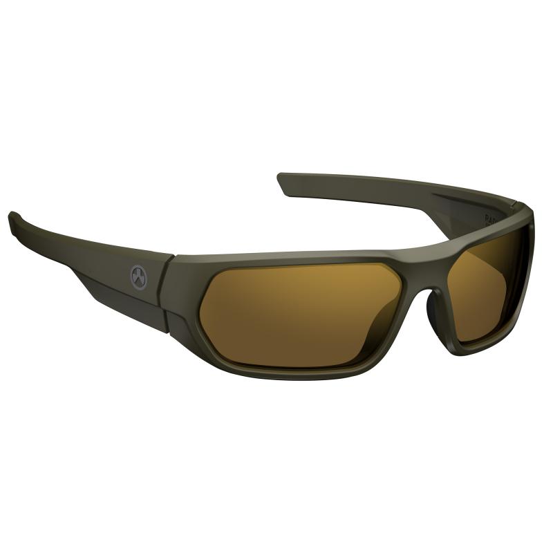 Radius Eyewear, Olive Drab Green Frame with Bronze/Gold Polarized Lens MAG1145-1-315-2030