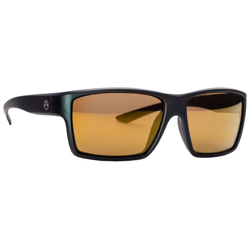 Explorer Eyewear, Polarized, Black Frame, Bronze Lens/Gold Mirror MAG1147-1-001-2030
