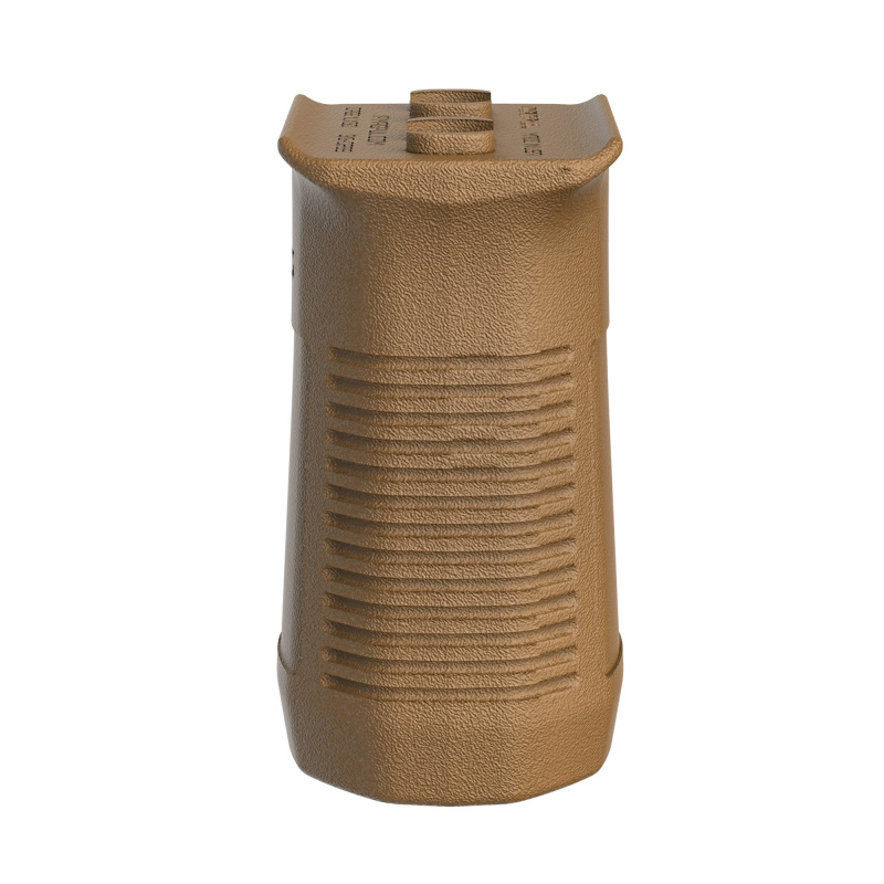 Short Vertical Grip, Grip, Fits Octagonal Aluminum M-LOK Handguards, 2 Slots, Matte Finish, Modified Coyote Brown MAG1567-MCB