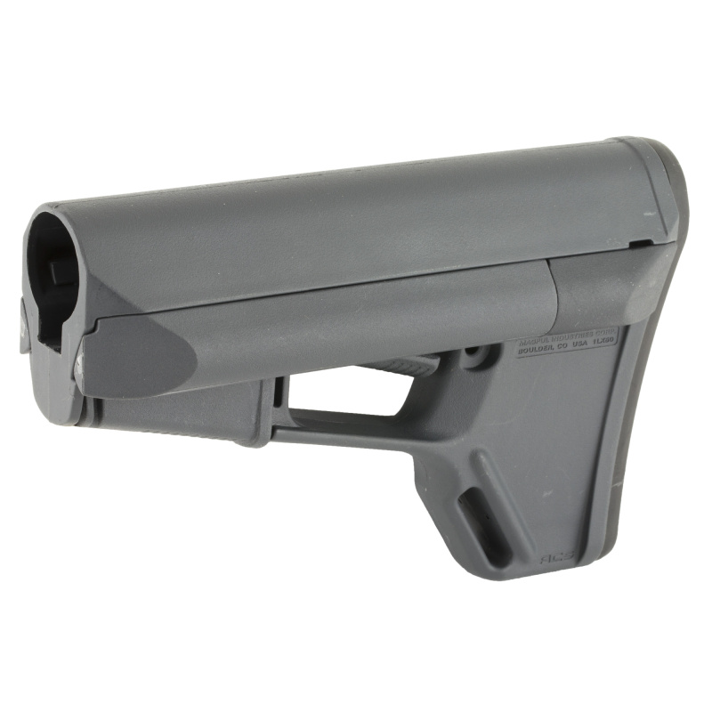 Adaptable Carbine/Storage Stock, Fits AR-15, Mil-Spec, Gray Finish MAG370-GRY