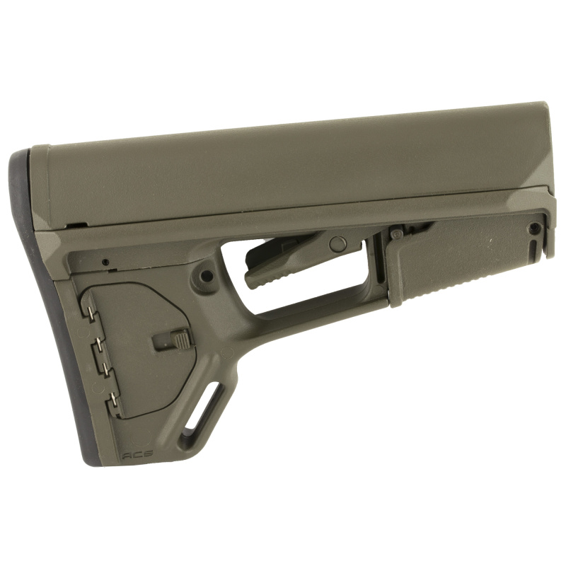 ACS-L Stock, Fits AR-15, Mil-Spec, OD Green MAG378-OD