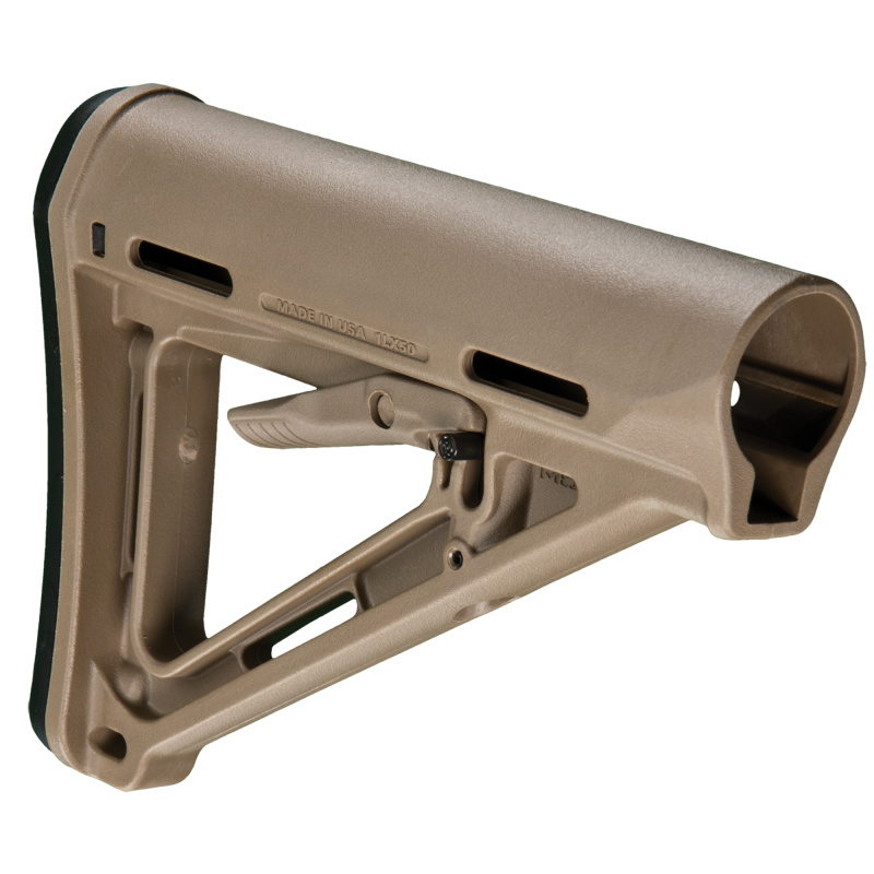 MOE Carbine Stock, Fits AR-15, Mil-Spec, Flat Dark Earth Finish MAG400-FDE