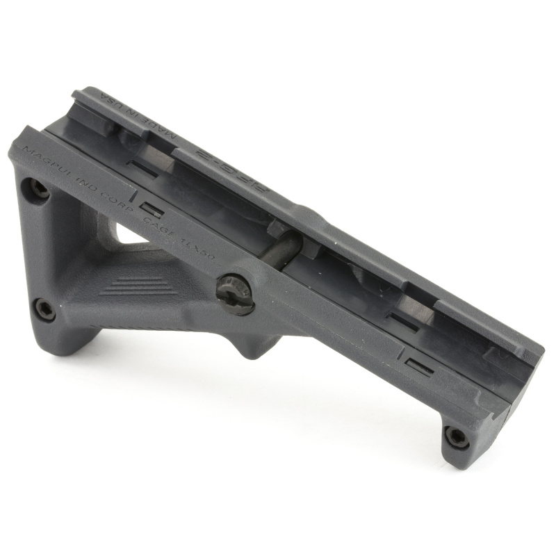 Angled Foregrip Grip, Fits Picatinny, Gray Finish MAG414-GRY