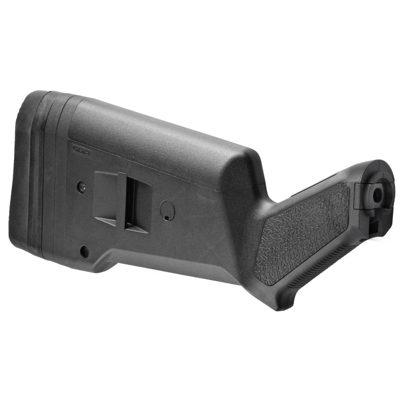SGA Stock, Fits Mossberg 500, 590, Black MAG490-BLK