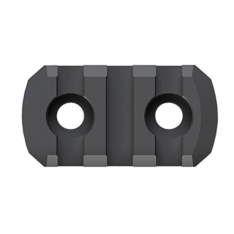 Rail Section, Fits M-LOK Hand Guard, Aluminum, 3 Slots MAG580