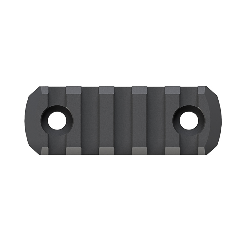 Rail Section, Fits M-LOK Hand Guard, Aluminum, 5 Slots MAG581